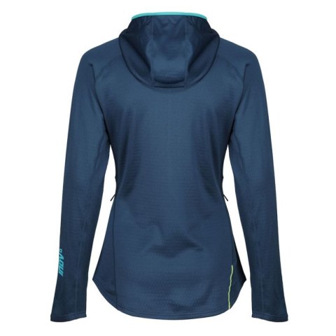 Bluza inov-8 VentureLite Mid Hoodie FZ granatowa. Damska.