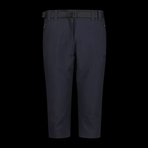 Spodnie trekkingowe damskie CMP Woman Capri trzy czwarte grafitowe (3T51246-U423)
