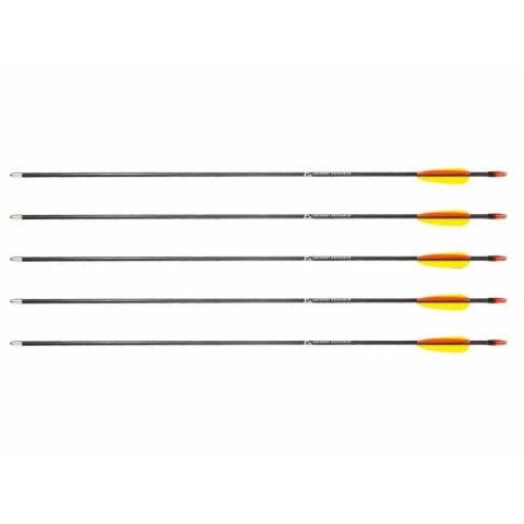 Strzały z włókna szklanego 28" Poe Lang - zestaw 5 sztuk (D-055-B3)