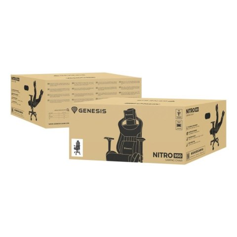 Fotel gamingowy NATEC Genesis Nitro 950 NFG-1366 (kolor czarny)