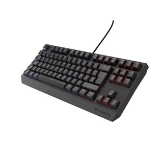 GENESIS Thor 230 TKL klawiatura Gaming USB QWERTY Hiszpański Czarny