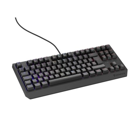 GENESIS Thor 230 TKL klawiatura Gaming USB QWERTY Hiszpański Czarny