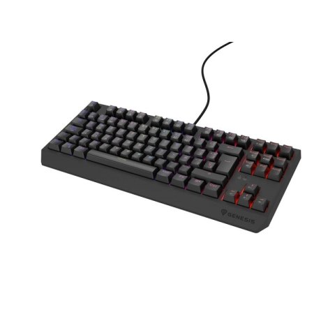 GENESIS Thor 230 TKL klawiatura Gaming USB QWERTY Hiszpański Czarny