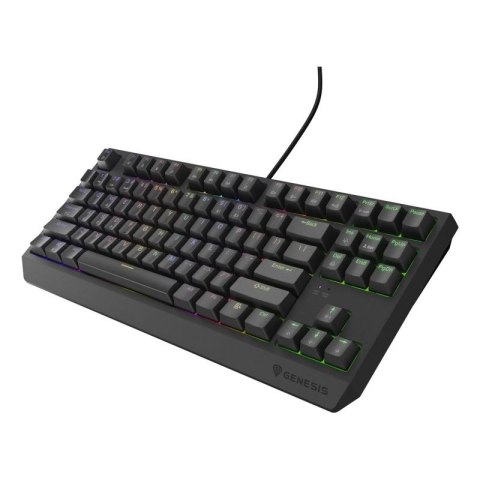 GENESIS Thor 230 TKL klawiatura Gaming USB QWERTY US English Czarny