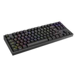 GENESIS Thor 404 TKL klawiatura Gaming USB QWERTZ Niemiecki Czarny