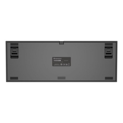 GENESIS Thor 404 TKL klawiatura Gaming USB QWERTZ Niemiecki Czarny