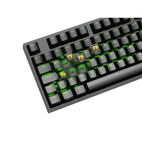 GENESIS Thor 404 TKL klawiatura Gaming USB QWERTZ Niemiecki Czarny