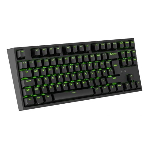 GENESIS Thor 404 TKL klawiatura Gaming USB QWERTZ Niemiecki Czarny