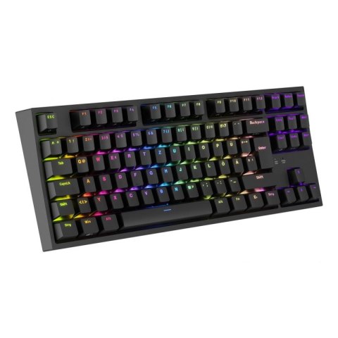 GENESIS Thor 404 TKL klawiatura Gaming USB QWERTZ Niemiecki Czarny