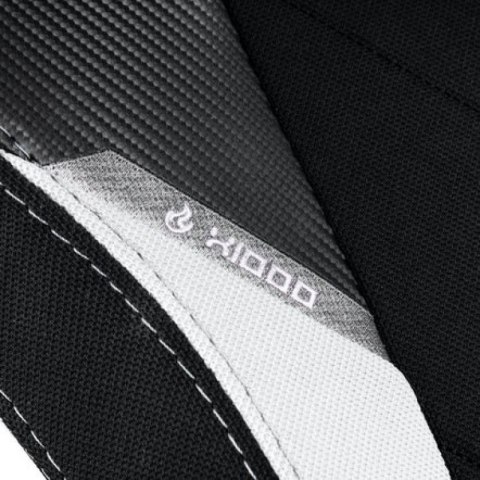 Nitro Concepts X1000 Fotel dla gracza Tapicerowane siedzisko Czarny, Biały