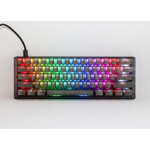Ducky One 3 Aura Mini MX Blue US klawiatura Gaming USB QWERTY Amerykański międzynarodowy Czarny