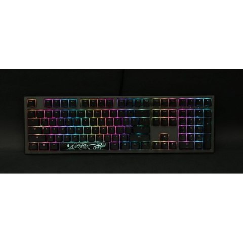 Ducky Shine 7 klawiatura Gaming USB Niemiecki Czarny, Szary