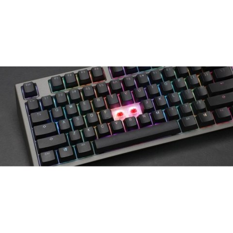 Ducky Shine 7 klawiatura Gaming USB Niemiecki Czarny, Szary