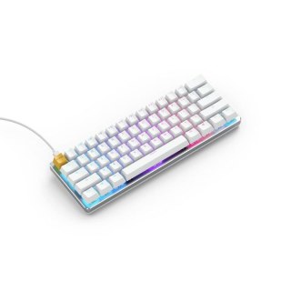 Glorious PC Gaming Race GMMK klawiatura USB QWERTY Amerykański międzynarodowy Srebrny, Biały