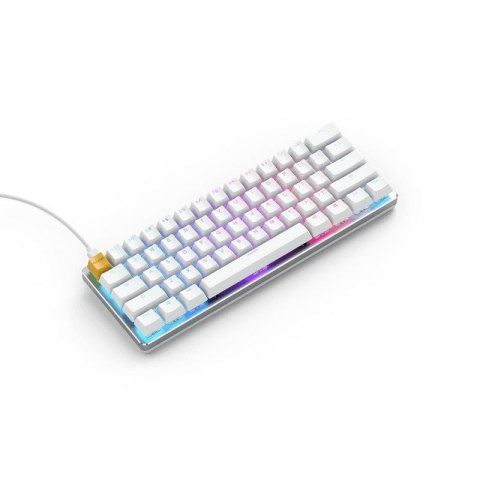Glorious PC Gaming Race GMMK klawiatura USB QWERTY Amerykański międzynarodowy Srebrny, Biały