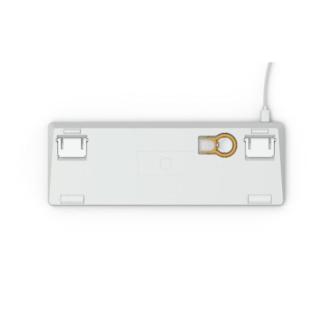 Glorious PC Gaming Race GMMK klawiatura USB QWERTY Amerykański międzynarodowy Srebrny, Biały