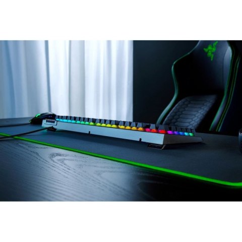 Razer BlackWidow V4 X. Tastatur Formfaktor: Volle Größe (100%), Geräteschnittstelle: USB, Tastatur-Switch: Mechanischer Switch. 