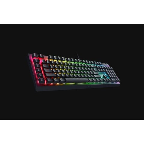Razer BlackWidow V4 X. Tastatur Formfaktor: Volle Größe (100%), Geräteschnittstelle: USB, Tastatur-Switch: Mechanischer Switch. 