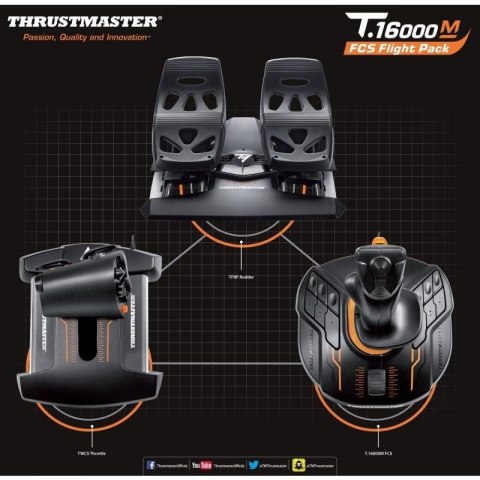 THRUSTMASTER JOYSTICK T16000M FLIGHT PACK (PC)