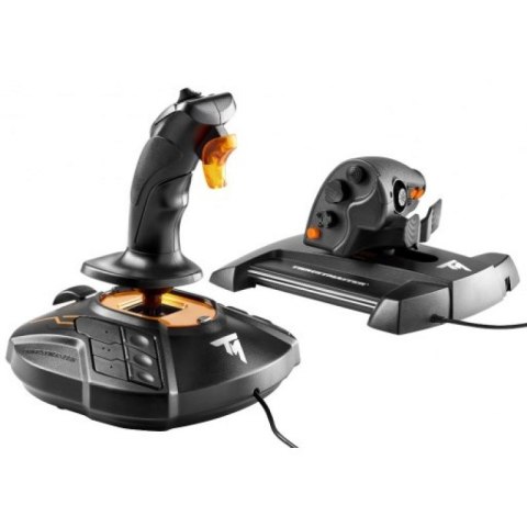 Thrustmaster T-16000M FCS Hotas Czarny, Pomarańczowy USB Joystick Analogowa/Cyfrowa MAC, PC