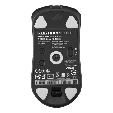 ASUS ROG Harpe Ace Aim Lab Edition myszka Gaming Oburęczny RF Wireless + Bluetooth + USB Type-A Optyczny 36000 DPI