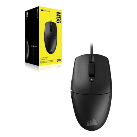 Corsair M55 myszka Gaming Po prawej stronie USB Typu-A Optyczny 16000 DPI
