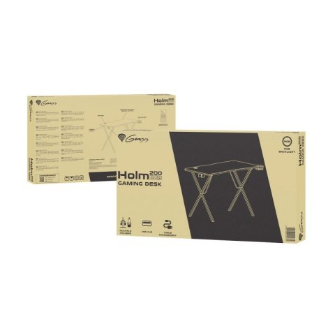 GENESIS BIURKO GAMINGOWE HOLM 200 RGB NDS-1606