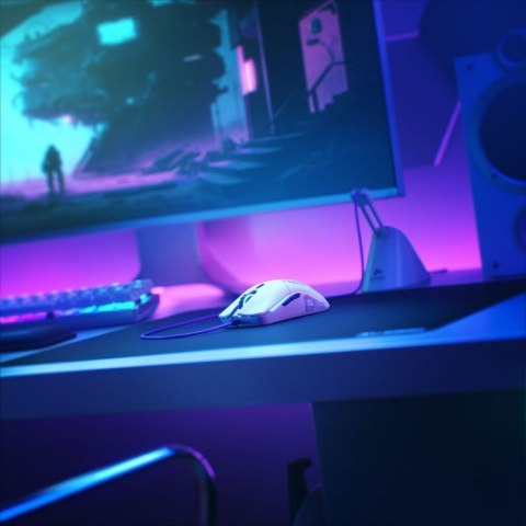 GLORIOUS MYSZ PC RACE MODEL O- GAMING WHITE MATOWA