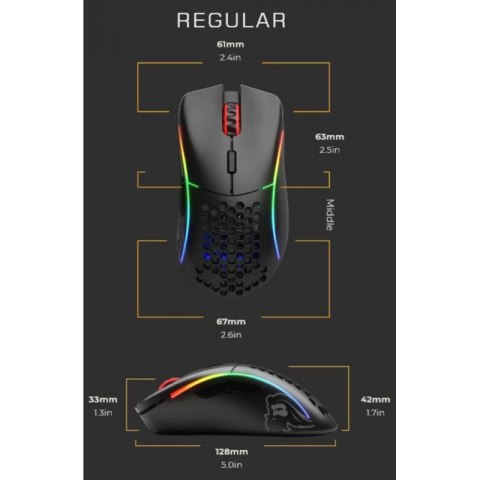 Glorious PC Gaming Race GLO-MS-DW-MB myszka Po prawej stronie RF Wireless 19000 DPI