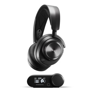 Steelseries Arctis Nova Pro Wireless Zestaw słuchawkowy Bezprzewodowy Opaska na głowę Gaming Bluetooth Czarny