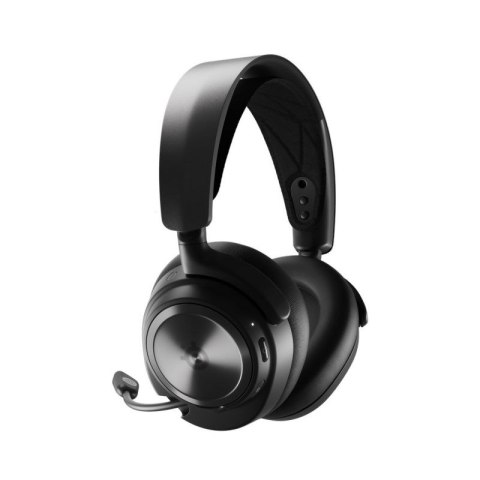 Steelseries Arctis Nova Pro Wireless Zestaw słuchawkowy Bezprzewodowy Opaska na głowę Gaming Bluetooth Czarny