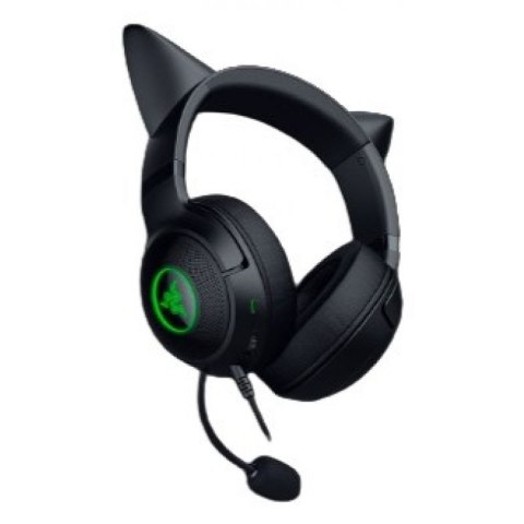 Zestaw słuchawkowy Razer Kraken Kitty V2 Mikrofon przewodowy nauszny z redukcją szumów