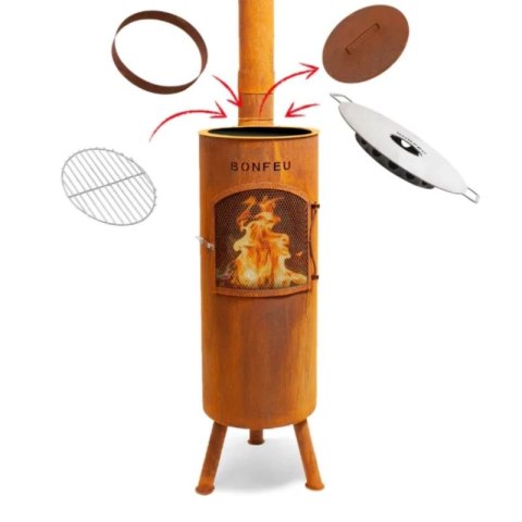 BF Kominek ogrodowy Bongiano LP rdzawy