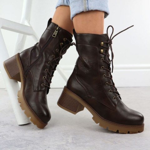 Botki na klocku Vinceza W 89136 JAN417