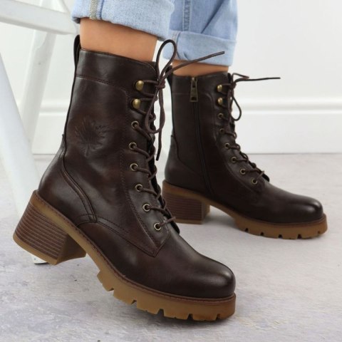 Botki na klocku Vinceza W 89136 JAN417