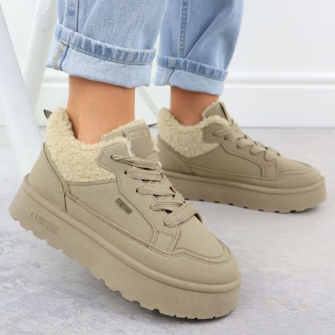 Botki z kożuszkiem Big Star W SS274105 INT2171A