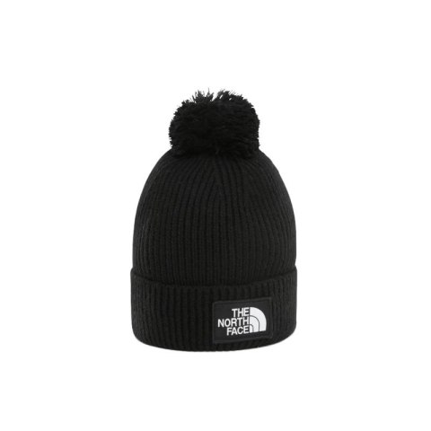 Czapka zimowa unisex The North Face Logo Box Pom klasyczna akrylowa z pomponem i logo (NF0A3FN3JK31)