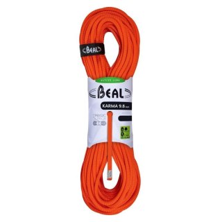 Lina karma 9,8mm 80m-solid orange BEAL