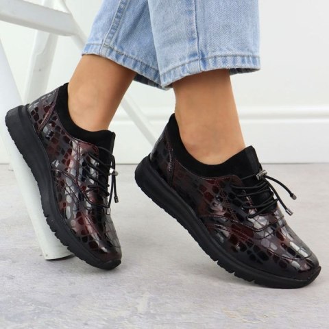 Półbuty lakierowane Filippo W DP7117 PAW646B