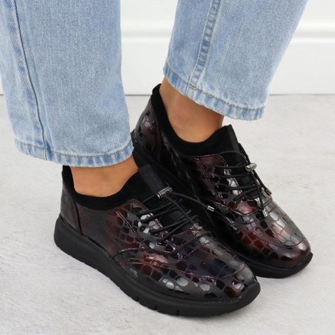 Półbuty lakierowane Filippo W DP7117 PAW646B