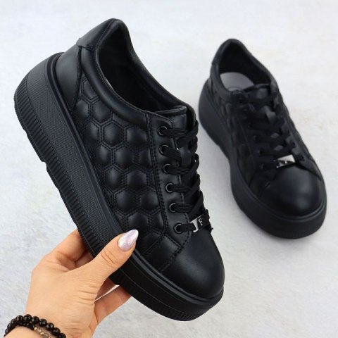 Półbuty pikowane na platformie Filippo W DP7285 PAW639A