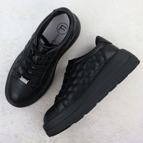 Półbuty pikowane na platformie Filippo W DP7285 PAW639A