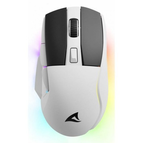 Sharkoon SGM50W myszka Gaming Po prawej stronie RF Wireless + USB Type-A Optyczny 6400 DPI
