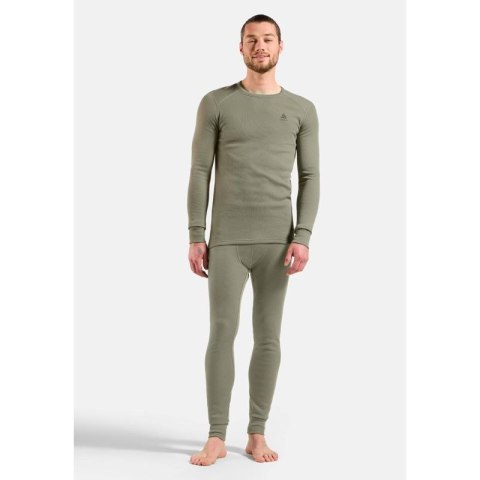 Bielizna termoaktywna z długim rękawem Odlo BL TOP crew neck l/s ACTIVE WARM roz. L Szara