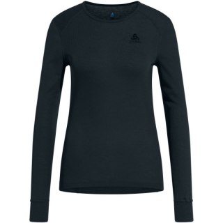 Bielizna termoaktywna z długim rękawem Odlo BL TOP crew neck l/s ACTIVE WARM roz. M Niebiesko-szara