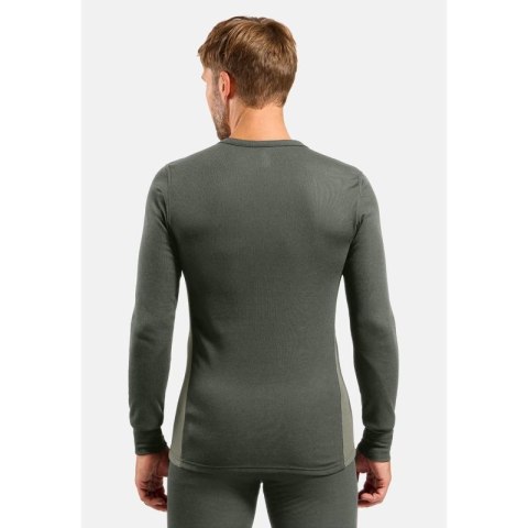 Bielizna termoaktywna - zestaw Odlo Set ACTIVE WARM Special Set roz. M Ciemnoszara