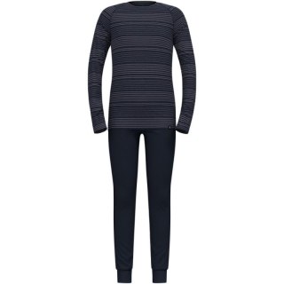 Bielizna termoaktywna - zestaw Odlo Set ACTIVE WARM Special Set roz. M Granatowa
