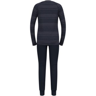Bielizna termoaktywna - zestaw Odlo Set ACTIVE WARM Special Set roz. M Granatowa