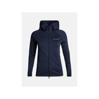 Bluza Peak Performance W Chill Light Zip Hood - granatowy