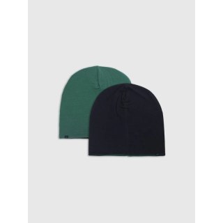 Czapka beanie dwustronna dziecięca 4F 4FJWSS25ACAPU505-43S